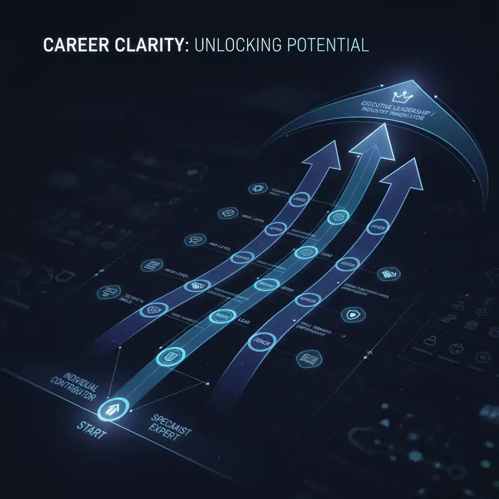 Clear career progression paths and skill development opportunities for employees.