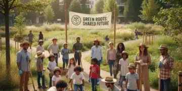 Community-Led Sustainable Development: Practical Solutions for 2026 Diverse community planting trees for sustainable development