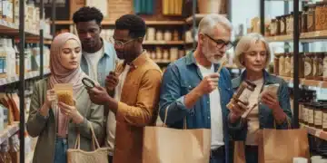 Ethical Consumption Trends 2026: How 70% of US Consumers Drive Brand Change Consumers making conscious ethical purchasing decisions in a modern retail environment