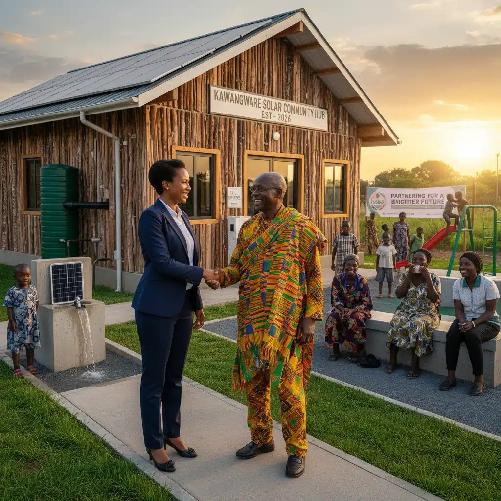 Executive and community leader at sustainable project