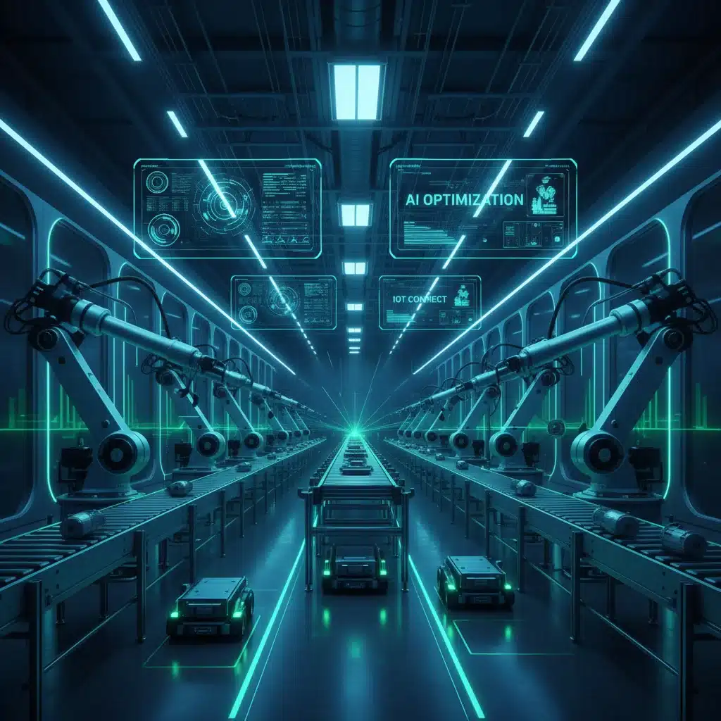 Smart Manufacturing: AI & IoT for 20% Efficiency by 2026