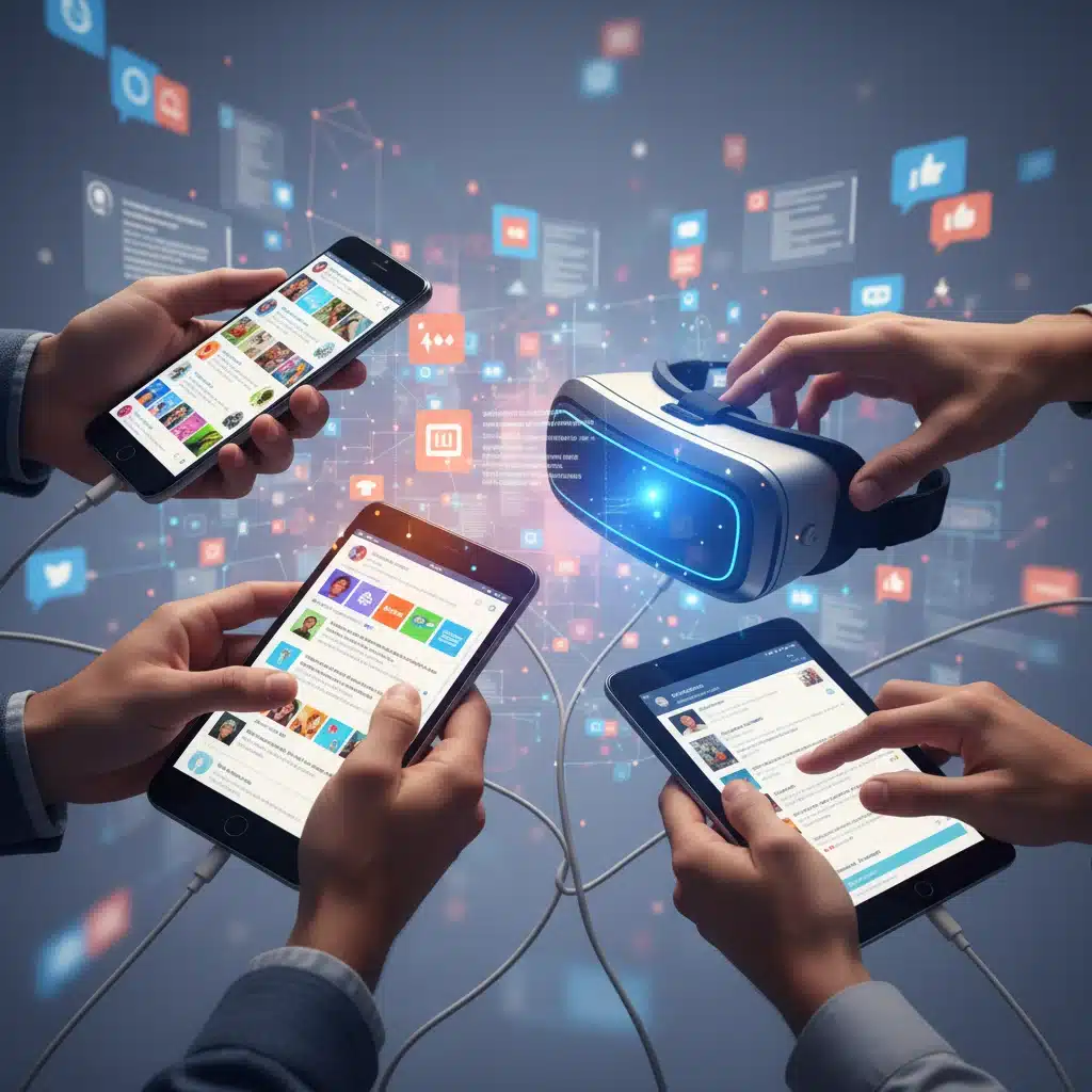 Digital devices connecting diverse individuals online